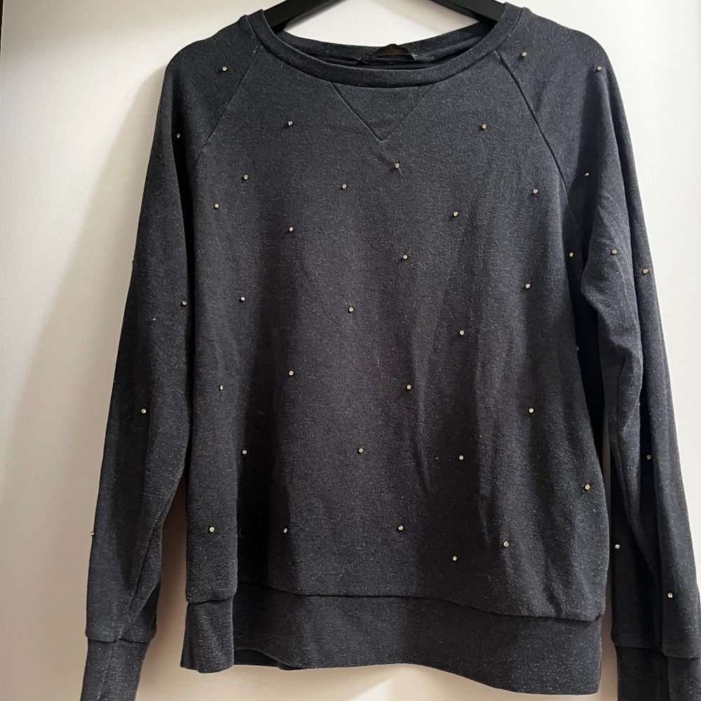 Sweater Grey with strass